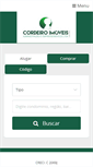 Mobile Screenshot of cordeiroimoveis.com.br